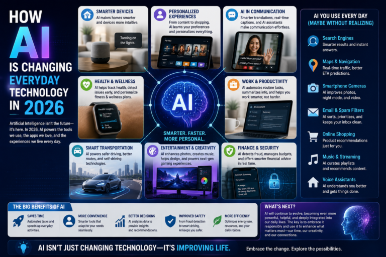 How AI Is Changing Everyday Technology in 2026