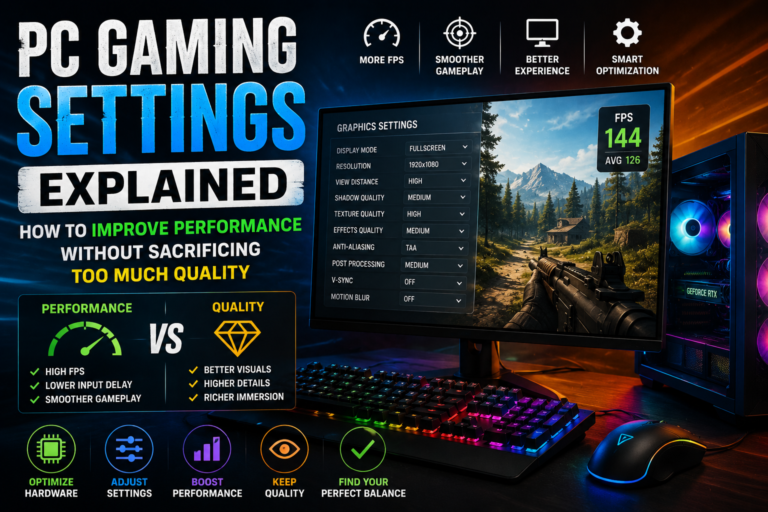 PC Gaming Settings Explained: How to Improve Performance Without Sacrificing Too Much Quality