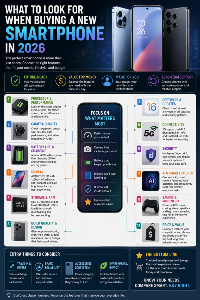 What to Look for When Buying a New Smartphone in 2026