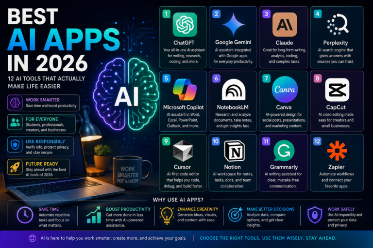 AI Apps That Actually Make Life Easier in 2026: 12 Tools Worth Trying