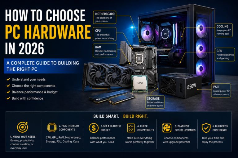 How to Choose PC Hardware in 2026: A Complete Guide to Building the Right PC