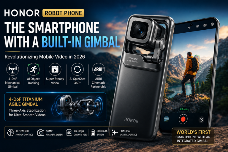 HONOR Robot Phone in 2026: The Smartphone With a Built-In Gimbal